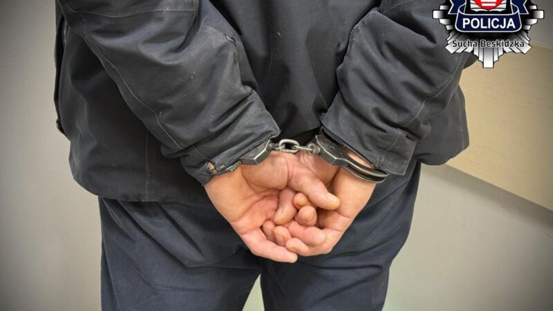 Rozbój w Jordanowie. 35-latek zatrzymany