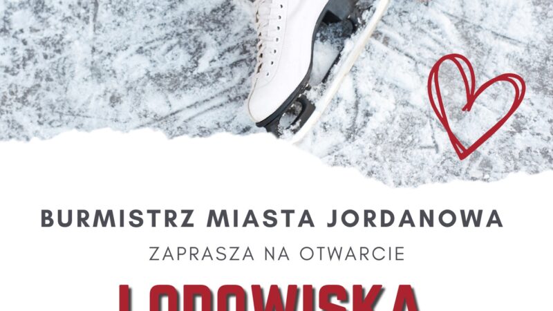 Historyczny moment! Jordanów otwiera swoje pierwsze lodowisko!
