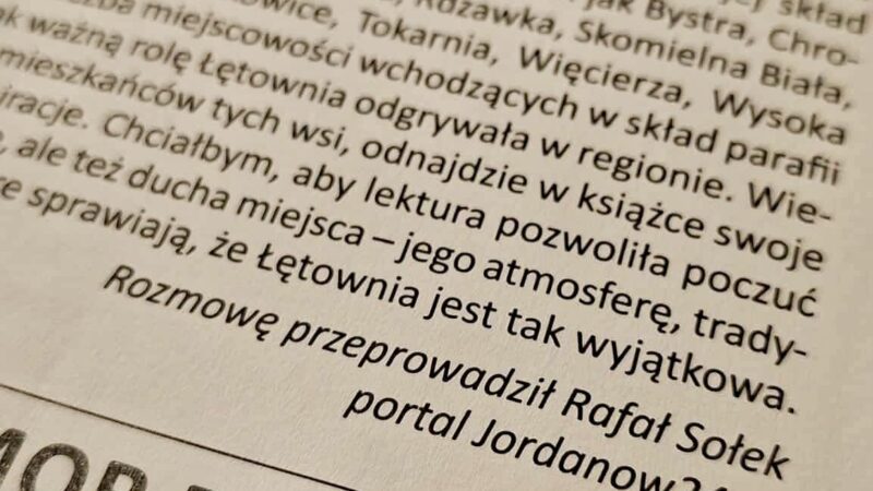 Wywiad z Bartłomiejem Dyrczem także w wersji papierowej