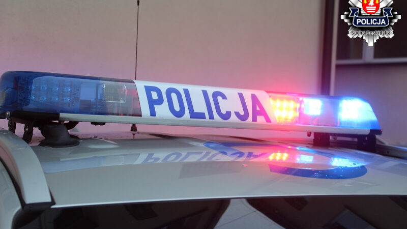 Pościg w Sidzinie za pijanym kierowcą BMW