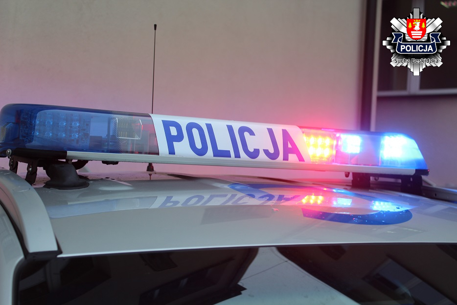 Pościg w Sidzinie za pijanym kierowcą BMW