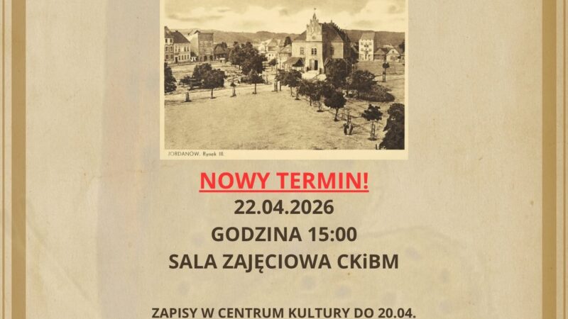 III Konkurs Wiedzy o Jordanowie "Wiem wszystko o moim mieście"