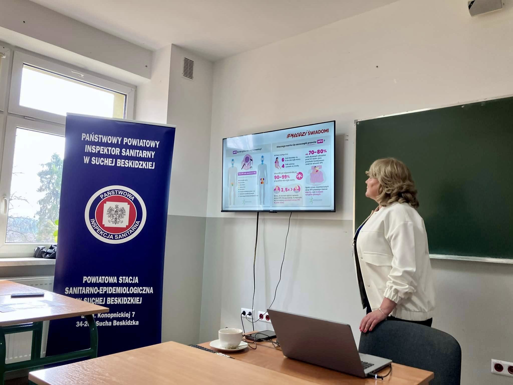 W Jordanowie młodzież rozmawiała o zdrowiu i odpowiedzialności