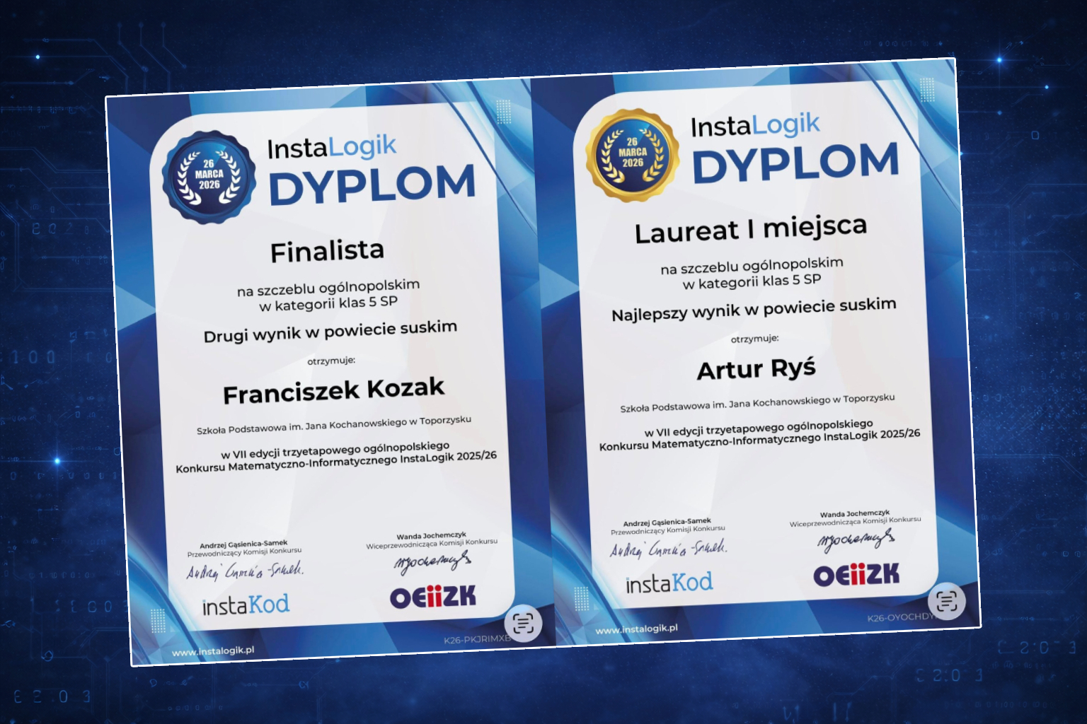 Uczeń z Toporzyska laureatem I miejsca w Polsce. Wielki sukces!