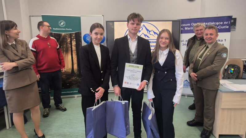 Uczniowie „Hugona” na podium Powiatowego Konkursu Geograficznego
