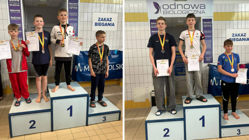 Świetny występ uczniów z Toporzyska na zawodach w pływaniu