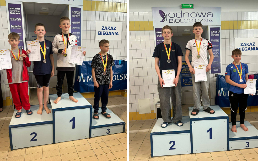 Świetny występ uczniów z Toporzyska na zawodach w pływaniu