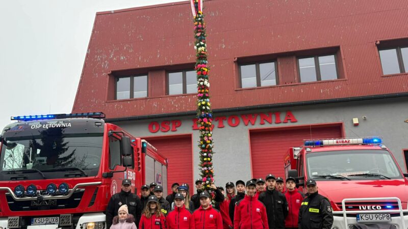 Wielkanocne Palmy OSP Łętownia - są wysokie!