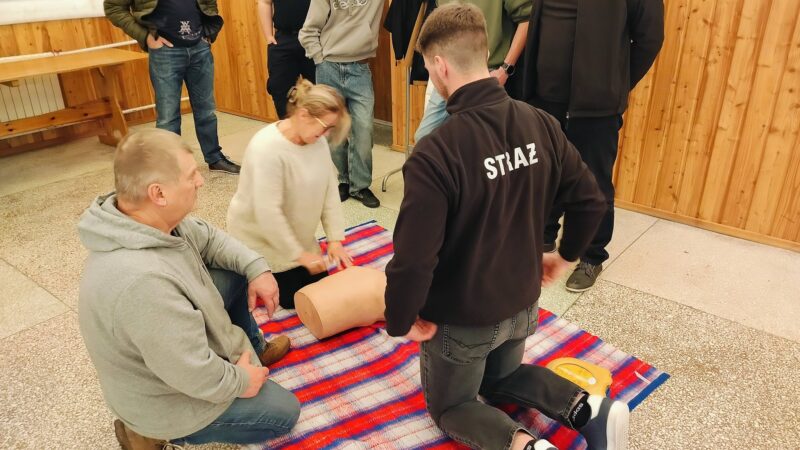 Pierwsza pomoc w Sidzinie. Nieliczni, ale najodważniejsi