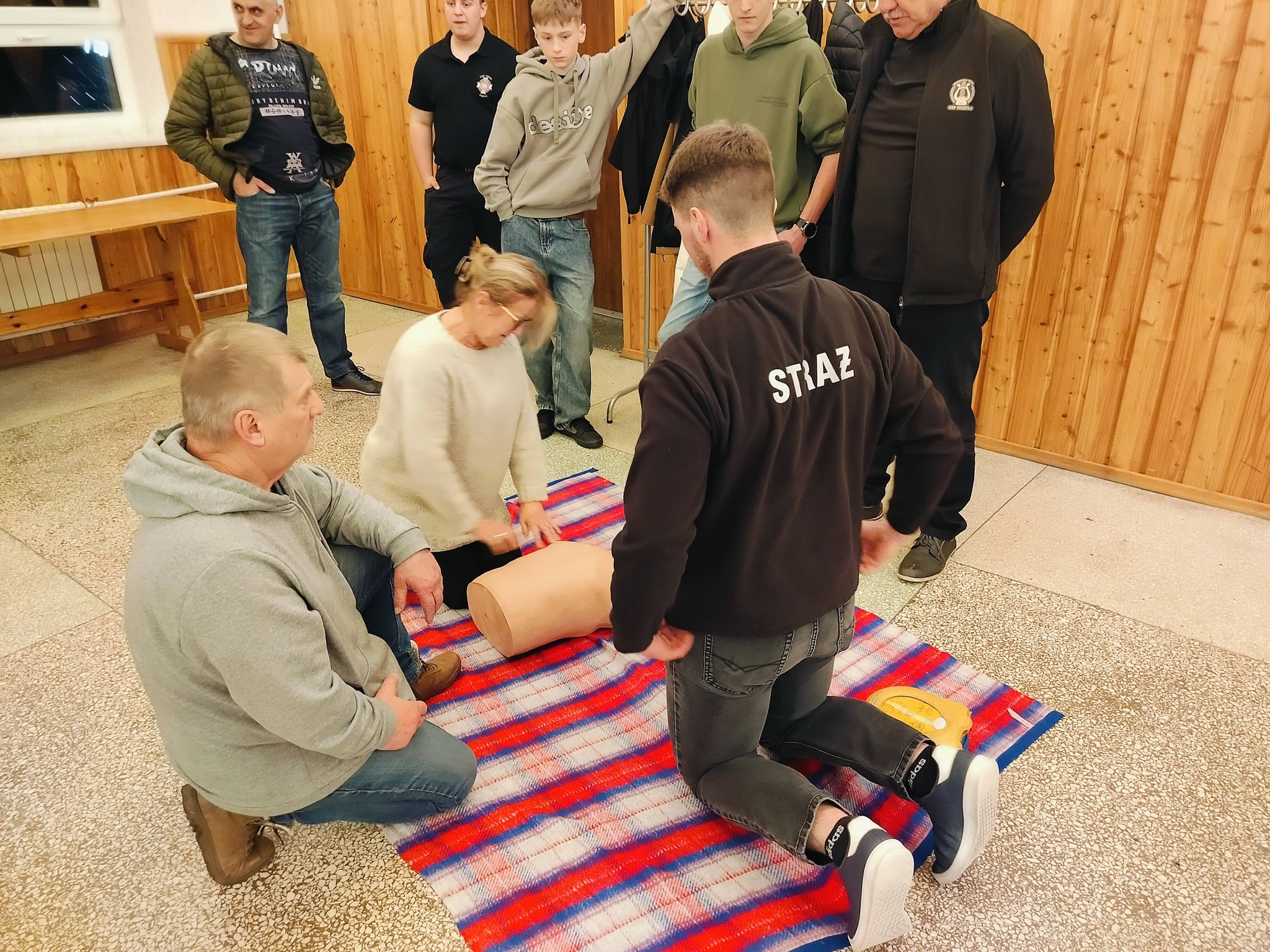 Pierwsza pomoc w Sidzinie. Nieliczni, ale najodważniejsi