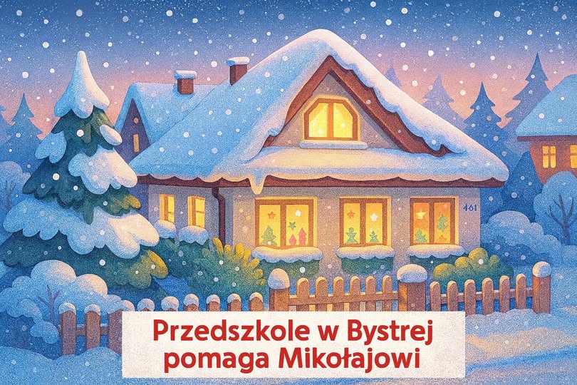 Przedszkolaki z Bystrej Podhalańskiej pomagają dzieciom