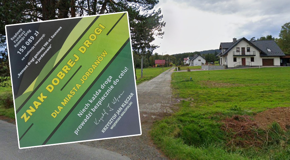 Jest dofinansowanie na remont ul. Sosnowej w Jordanowie