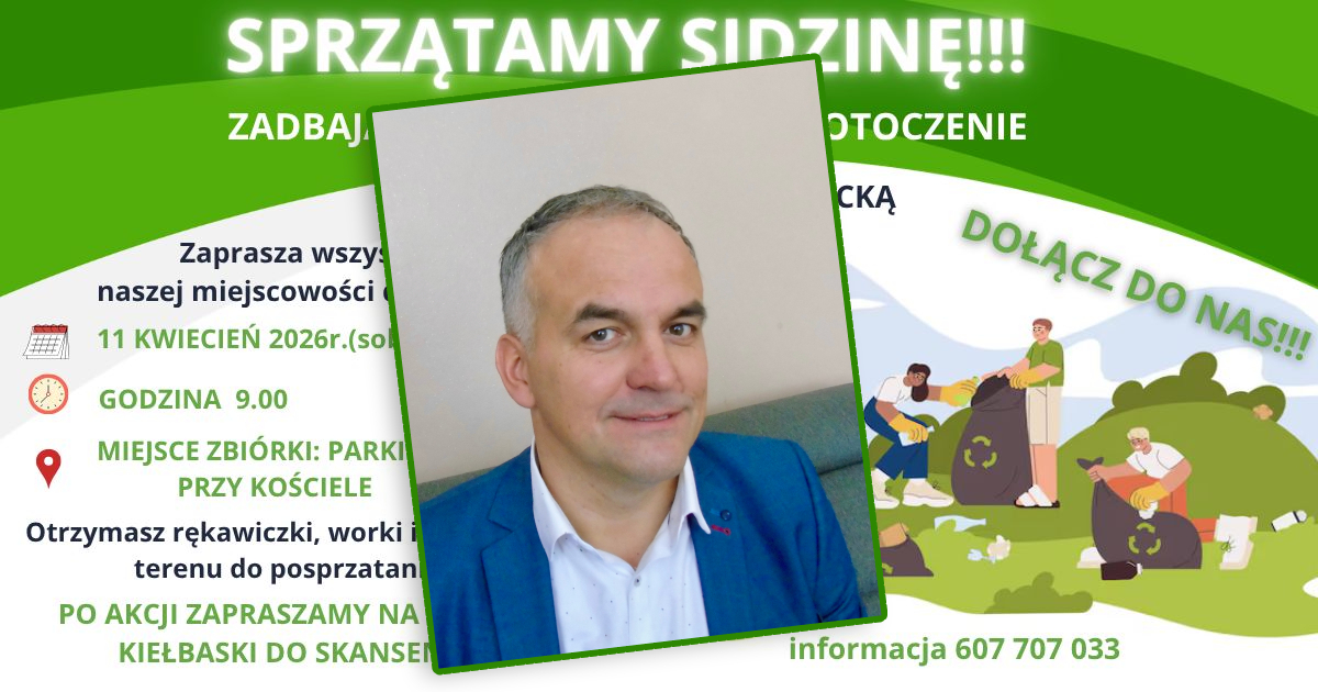 Sprzątamy Sidzinę. Mieszkańcy znów ruszą do wspólnej akcji