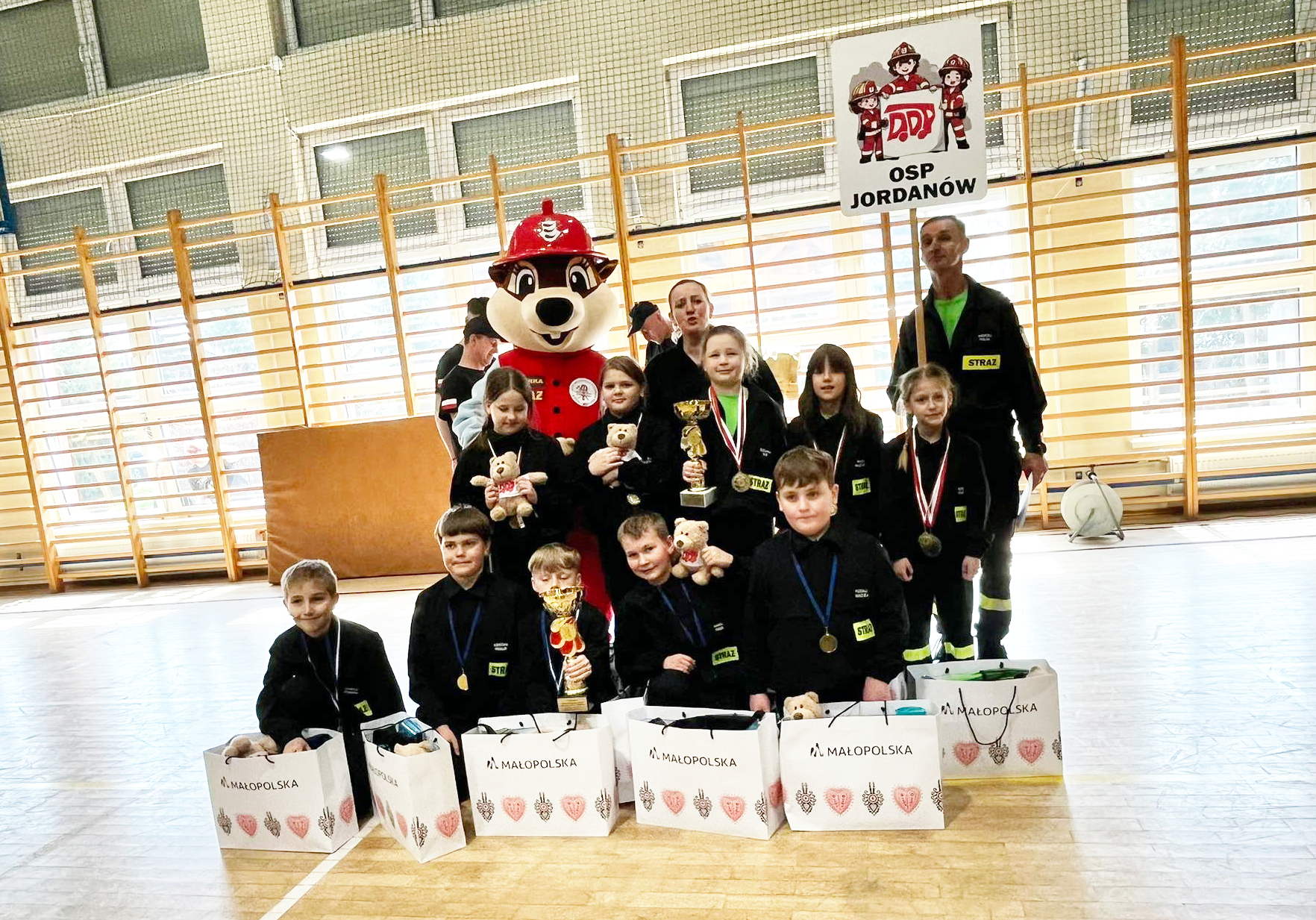 Mali strażacy z Jordanowa najlepsi w powiecie. Podwójne zwycięstwo!