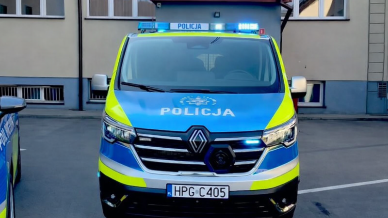 Nowy Renault Trafic dla Komisariatu Policji w Jordanowie