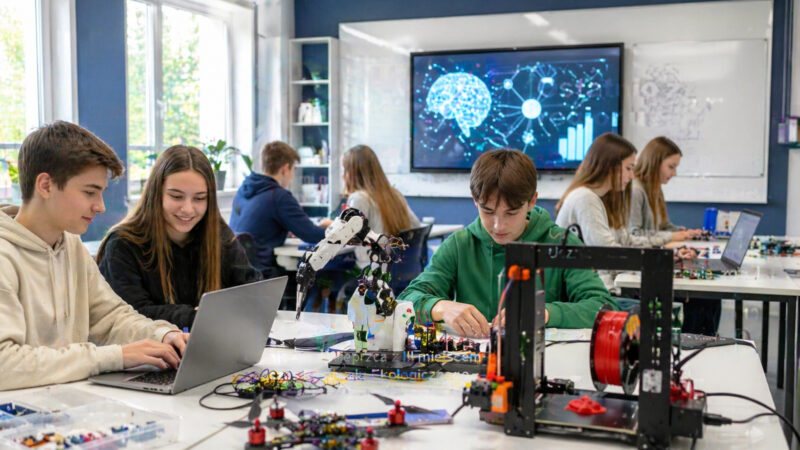 Pracownie AI w Jordanowie. Sztuczna inteligencja, drukarki 3D i nowoczesny sprzęt