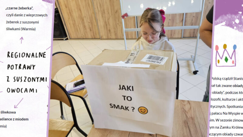 Jak smakuje lokalność? Klasa 3a z Jordanowa na warsztatach „Poczuj Polskę”