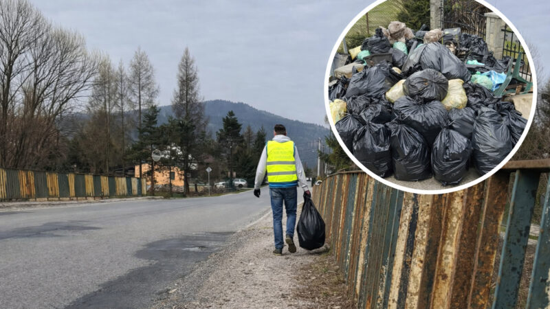Najpierw uczniowie, potem mieszkańcy. Bystra Podhalańska dała przykład