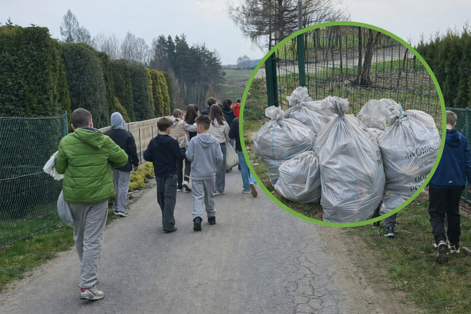 Przed wielkim sprzątaniem Jordanowa do akcji dołączyła szkoła